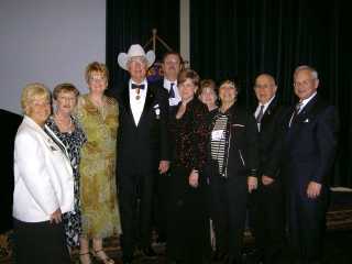 Jimmy Ross and Lions Club delegates